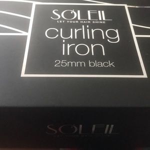 Soleil curling iron 25mm black